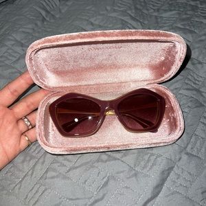 Miu Miu sunglasses and the case